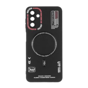 قاب Fashion Design طرح مگ سیف RT مدل Samsung Galaxy A04s / M13 4G / M23 / F13 - مشکی-کد5382