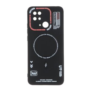 قاب Fashion Design طرح مگ سیف RT مدل Xiaomi Redmi 10C / Redmi 10 Power / Poco C40 - مشکی-کد5731